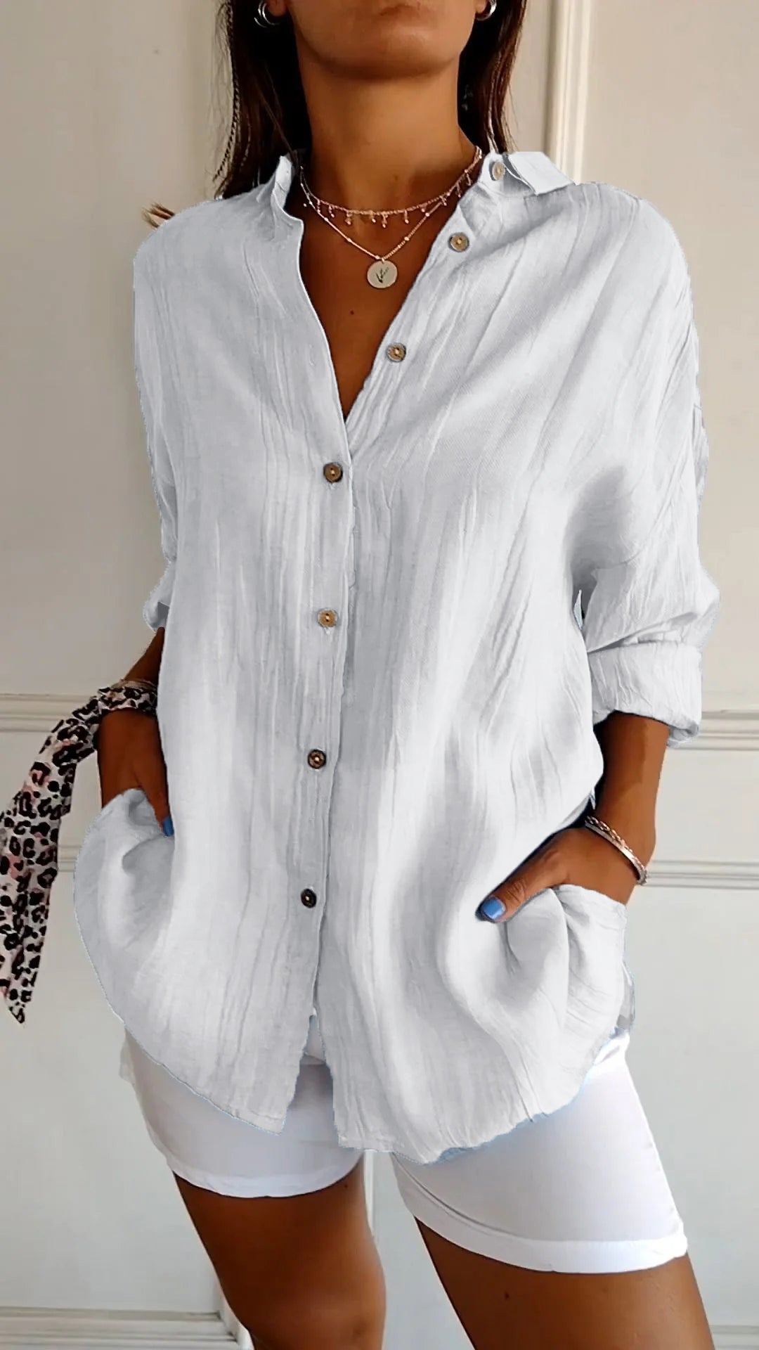 Women’s Mina Button-Down Summer Shirt