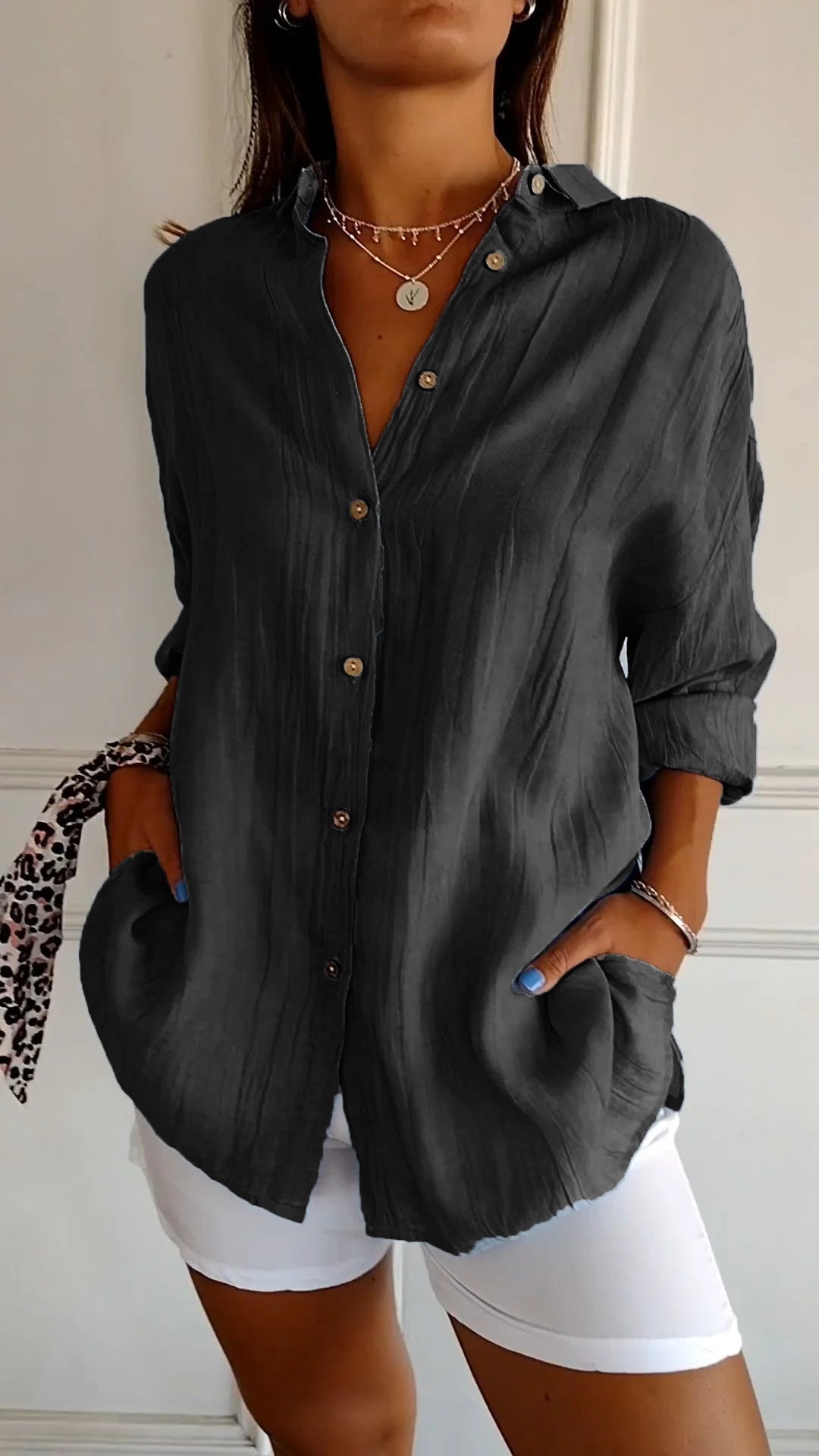 Women’s Mina Button-Down Summer Shirt