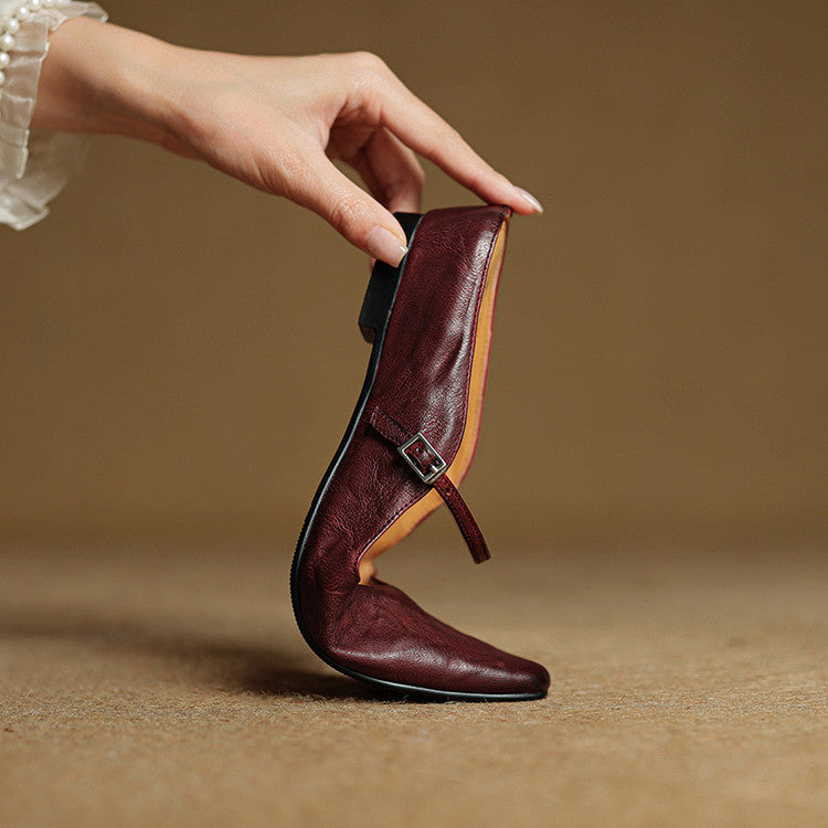 Women's Genuine Leather Mule Sandals