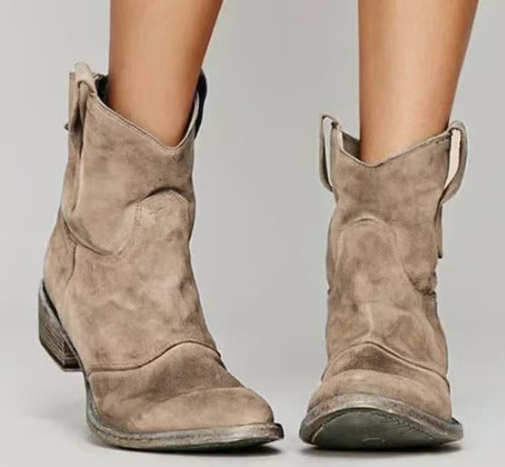 Women's Suede Ankle Boots
