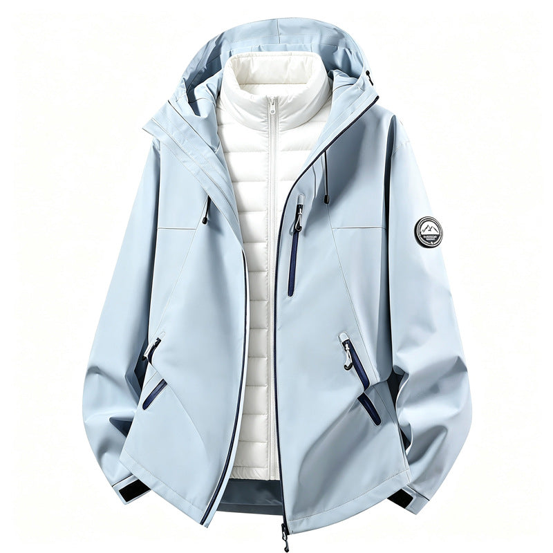 Green Softshell Jacket, front view