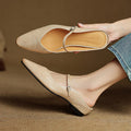 Women's Genuine Leather Mule Sandals