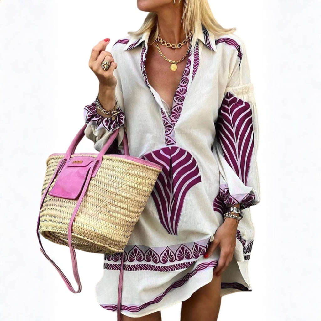 Long sleeve mini dress lifestyle shot party style