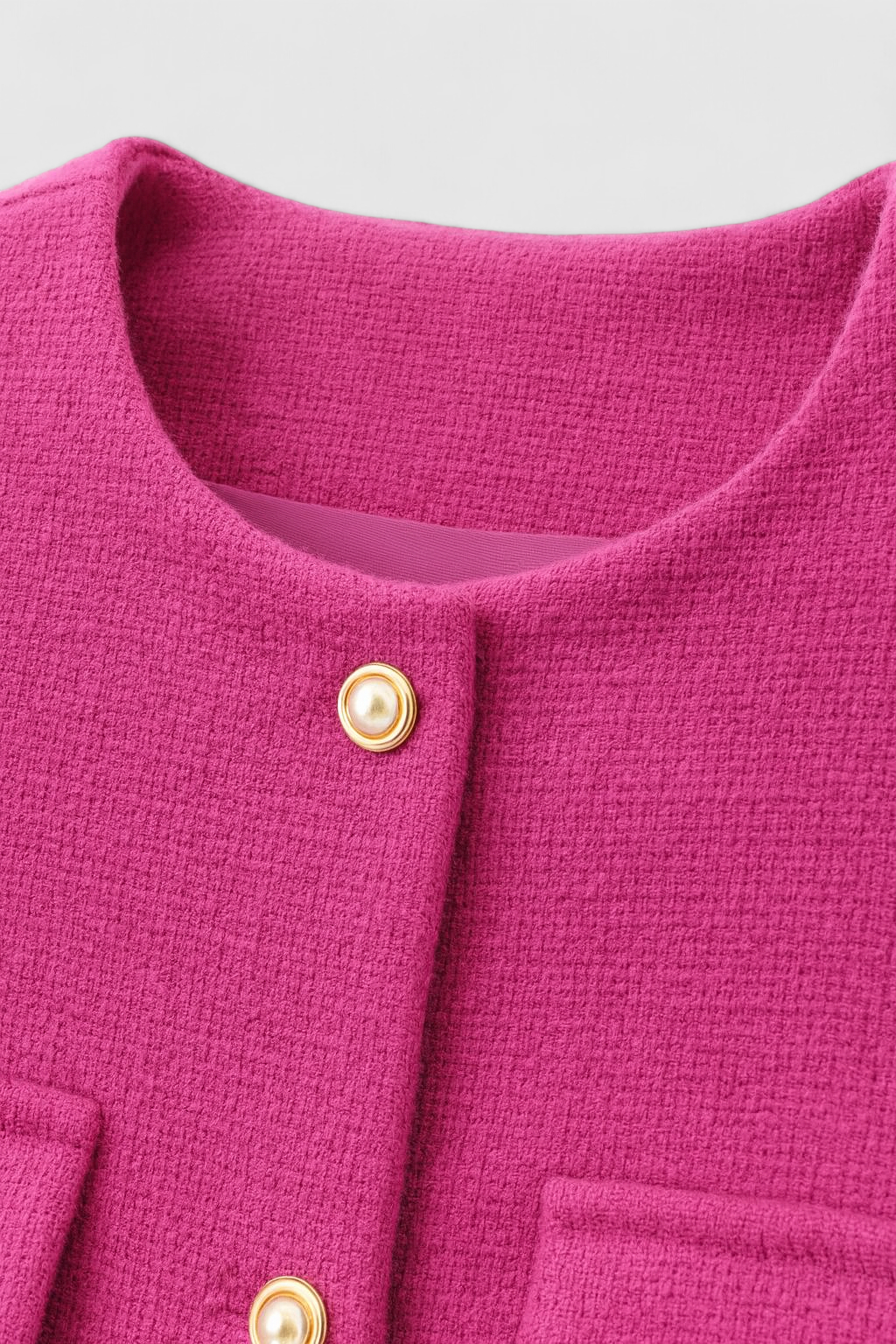 Pink Winter Short Jacket for Women