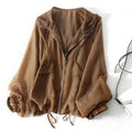 Women's Juniper summer sunscreen hoodie front view