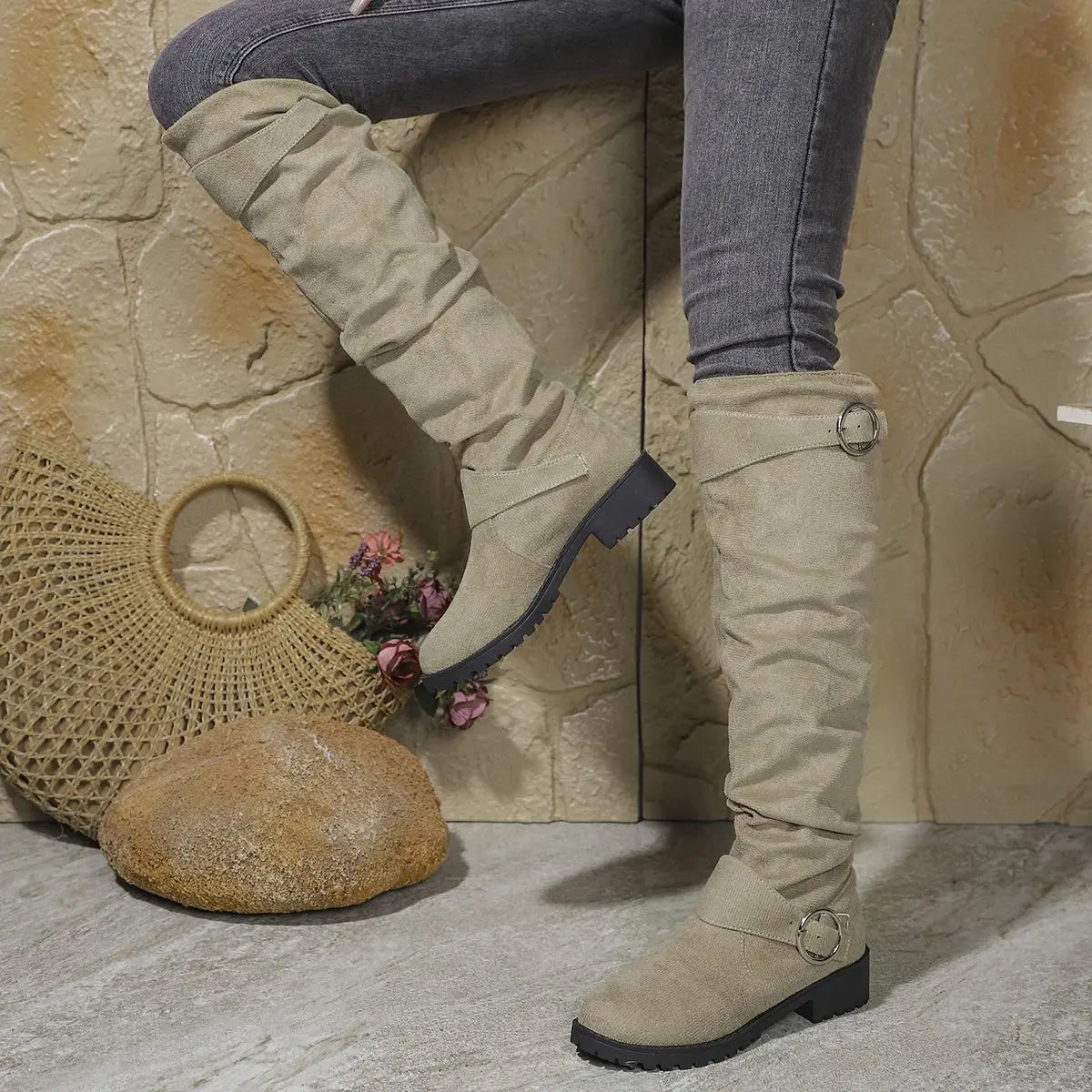 Women's Slouchy Knee High Boots