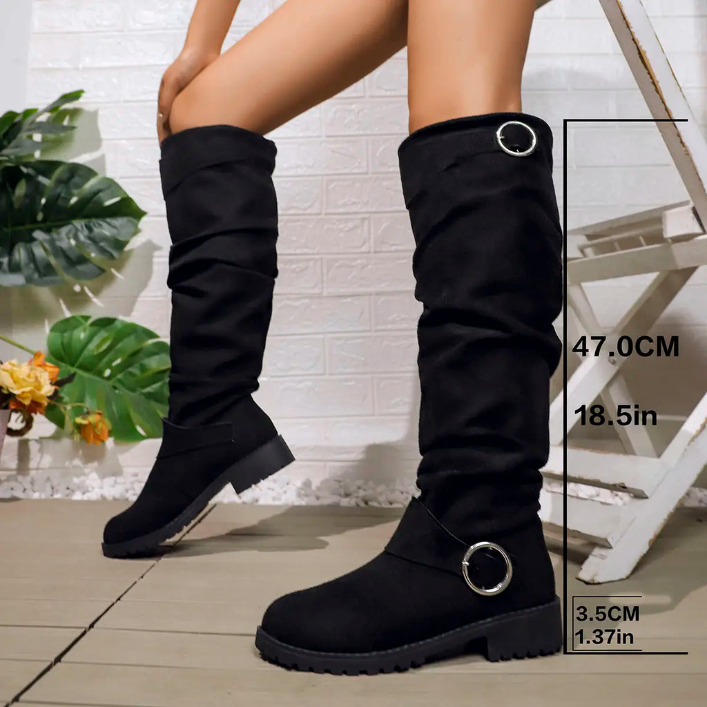 Women's Slouchy Knee High Boots