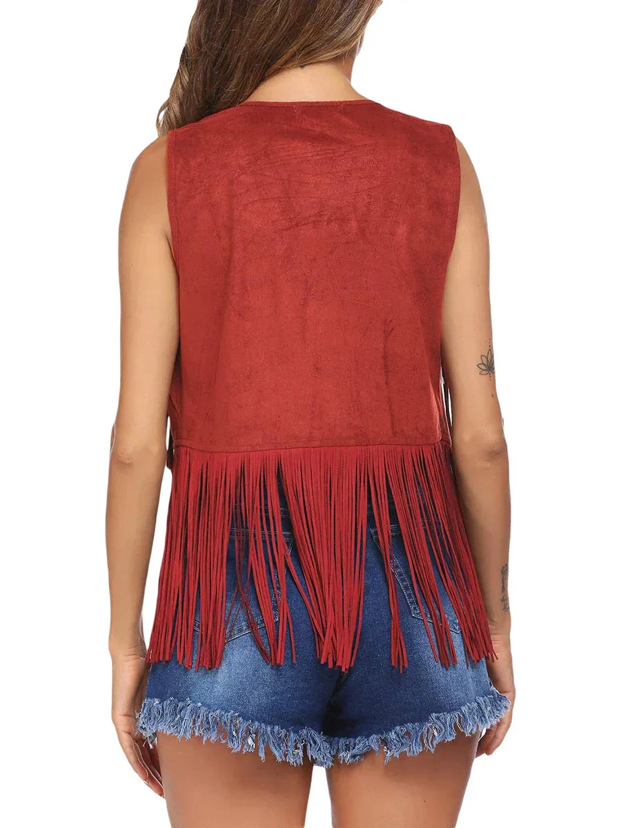 Fringe Vintage Style Women's Vest