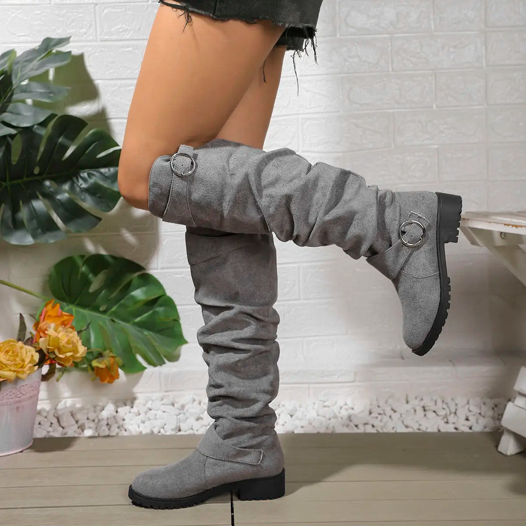 Women's Slouchy Knee High Boots