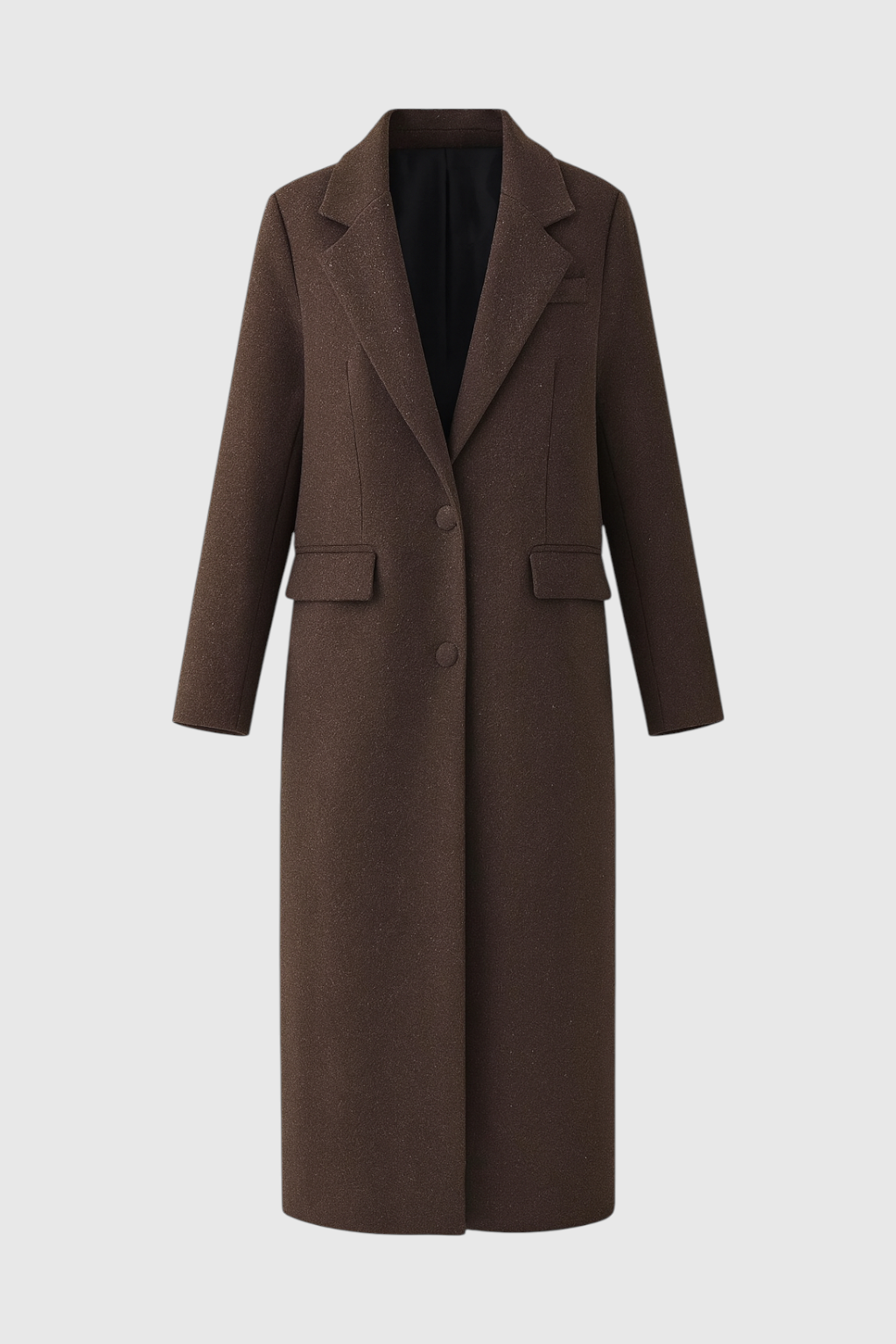 Stylish Long Brown Coat for Women