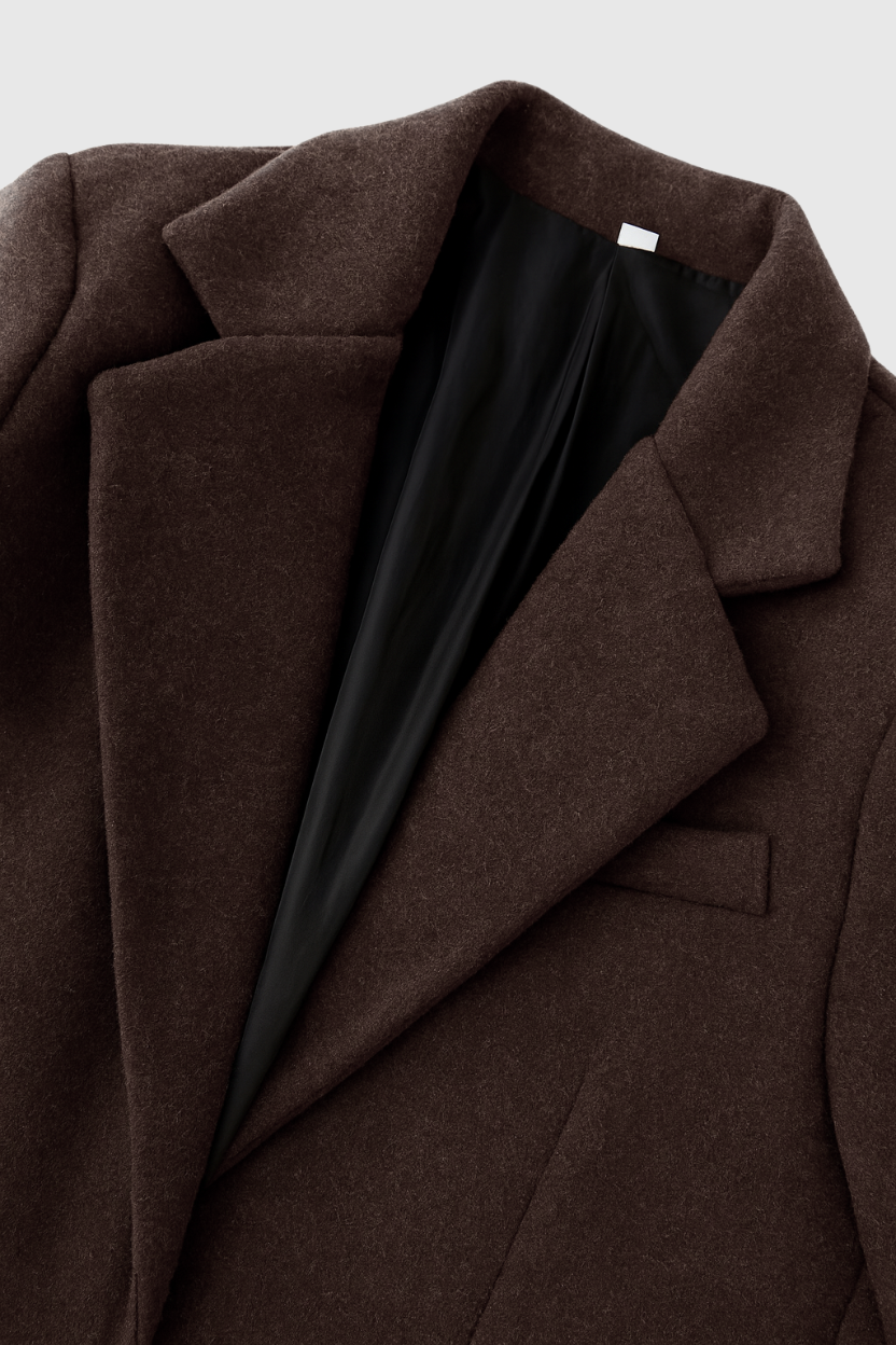 Stylish Long Brown Coat for Women