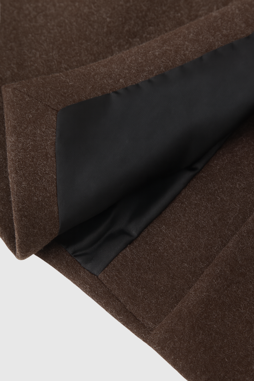 Stylish Long Brown Coat for Women