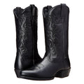 Black Western Boots, front view