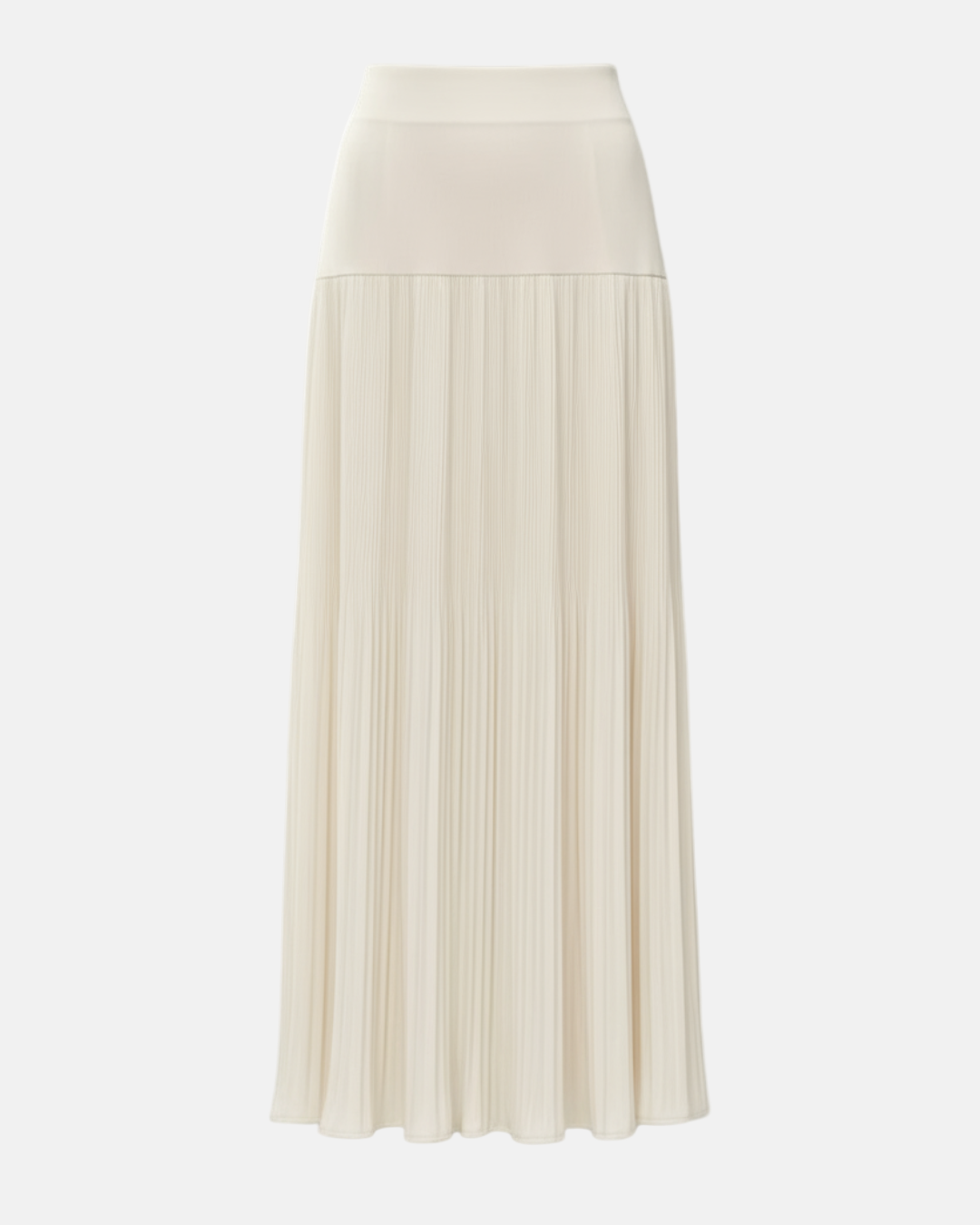 The Matilde Pleated Skirt in White