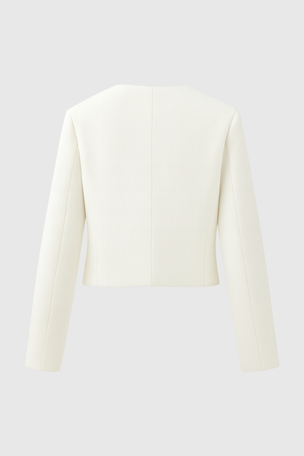 White Winter Short Jacket for Women