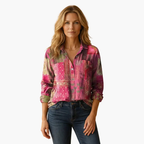Women's smart casual long sleeve shirt in fourth colour option
