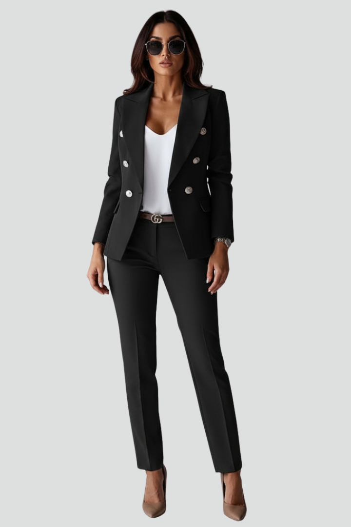 Tailored Blazer & Trouser Co-ord Set — worn on model