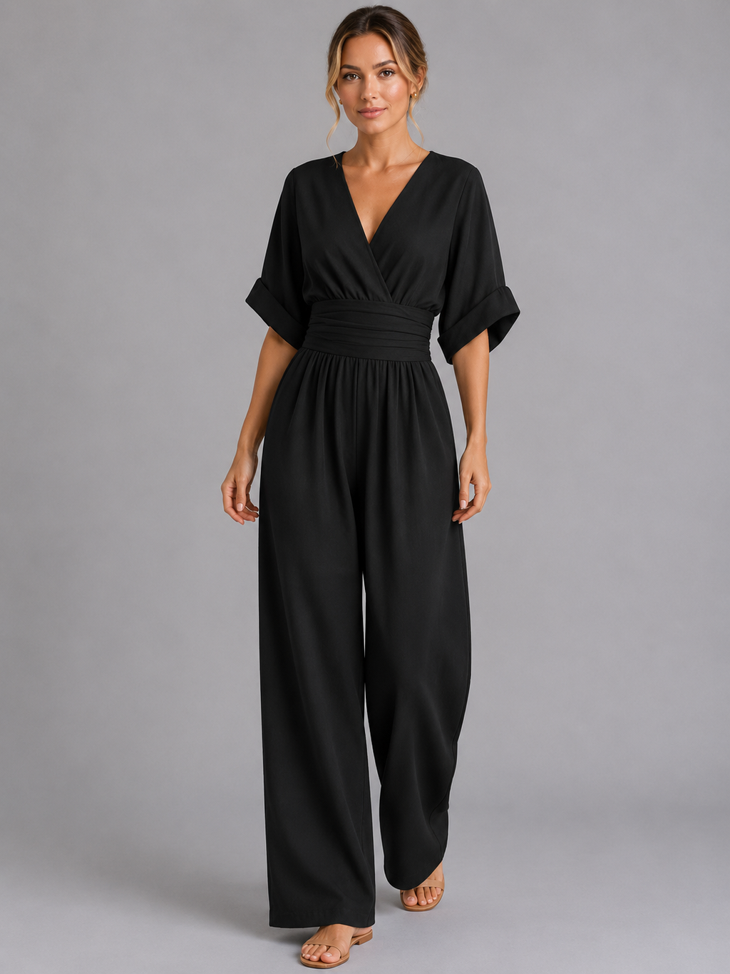 Jumpsuit lifestyle shot casual summer style