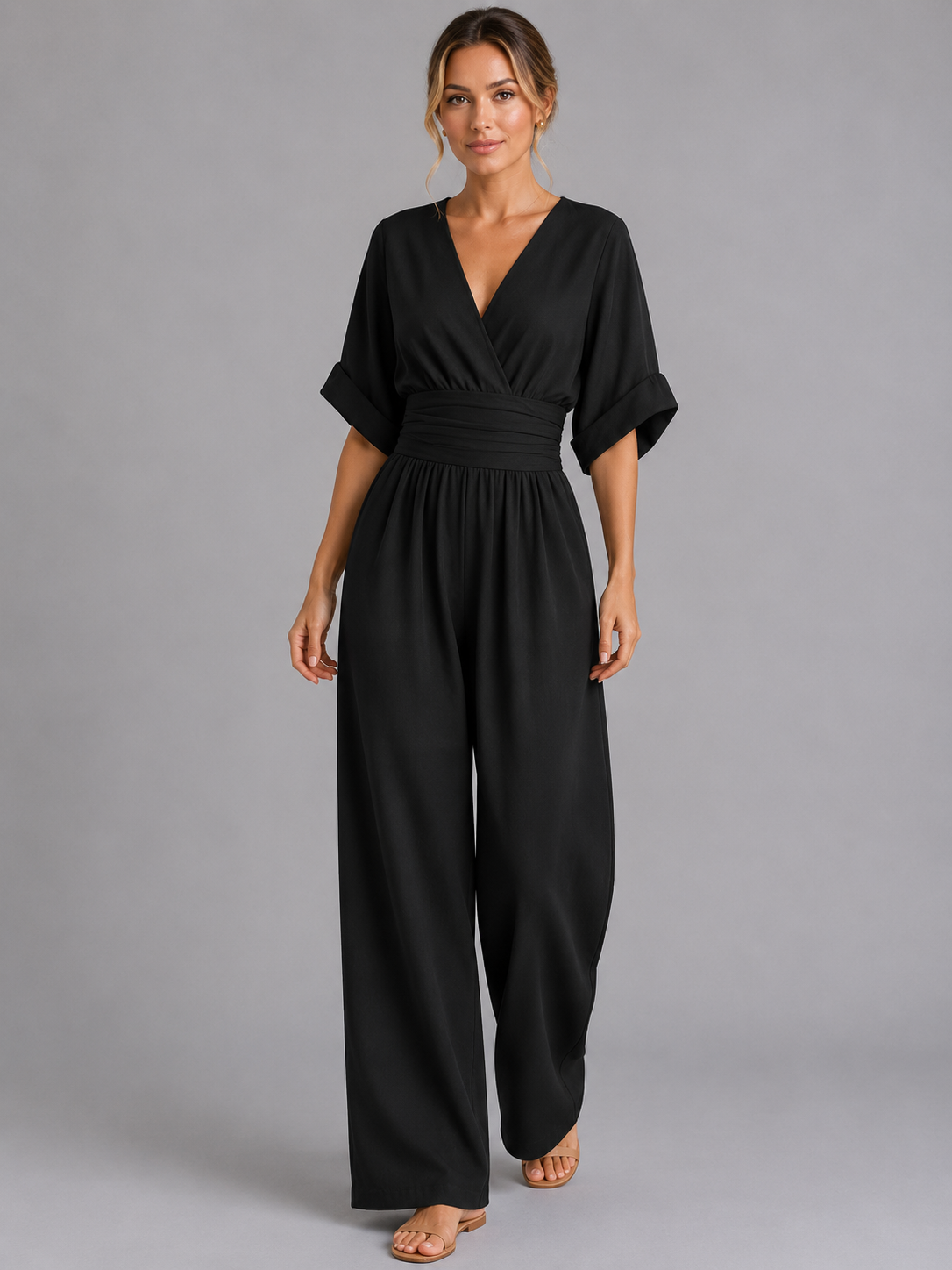 Jumpsuit lifestyle shot casual summer style