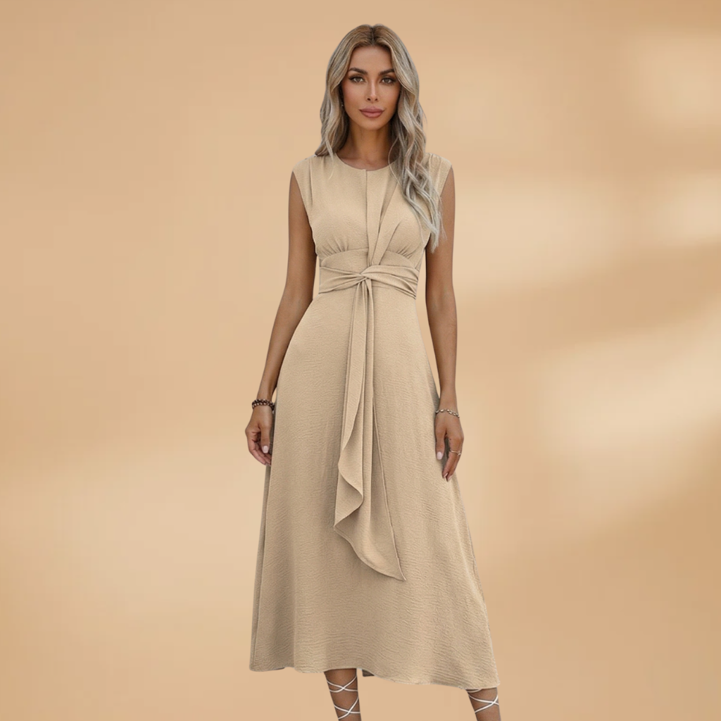 Women's sleeveless maxi dress in multiple colourways