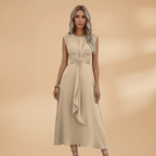 Women's sleeveless maxi dress in multiple colourways