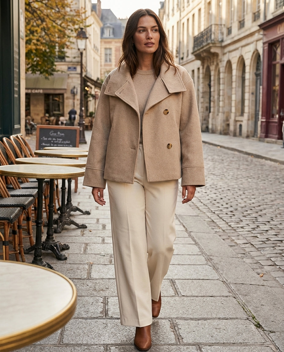 Marine Blue pea coat