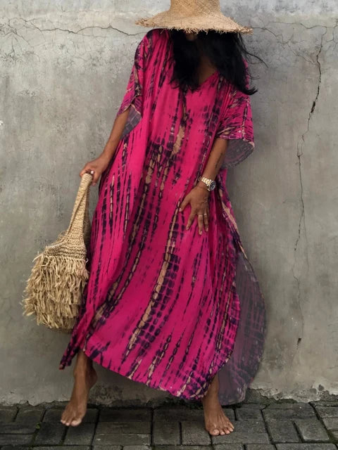 Cotton Maxi Dress – Holiday Resort Style