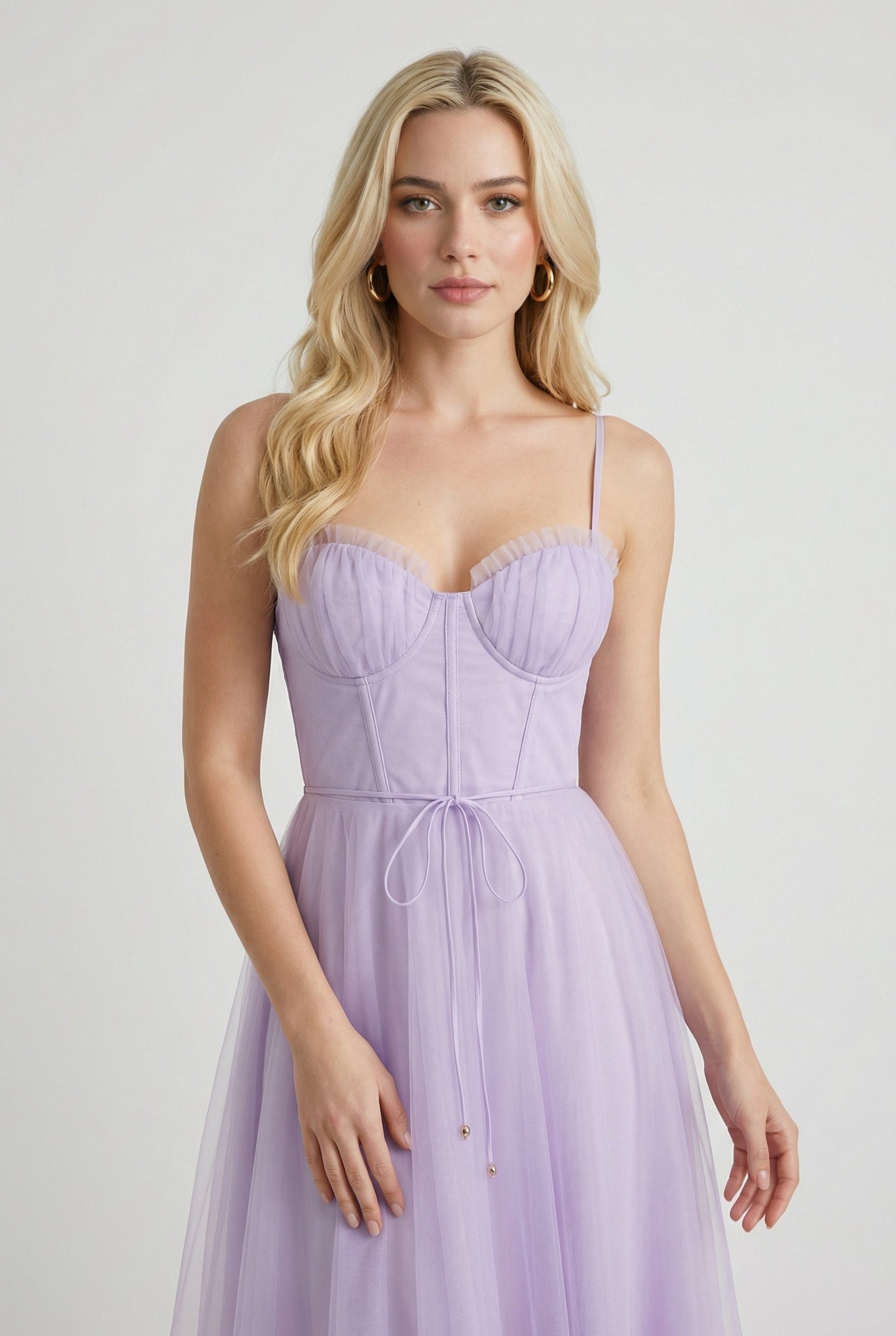 Women's Purple Midi Dress