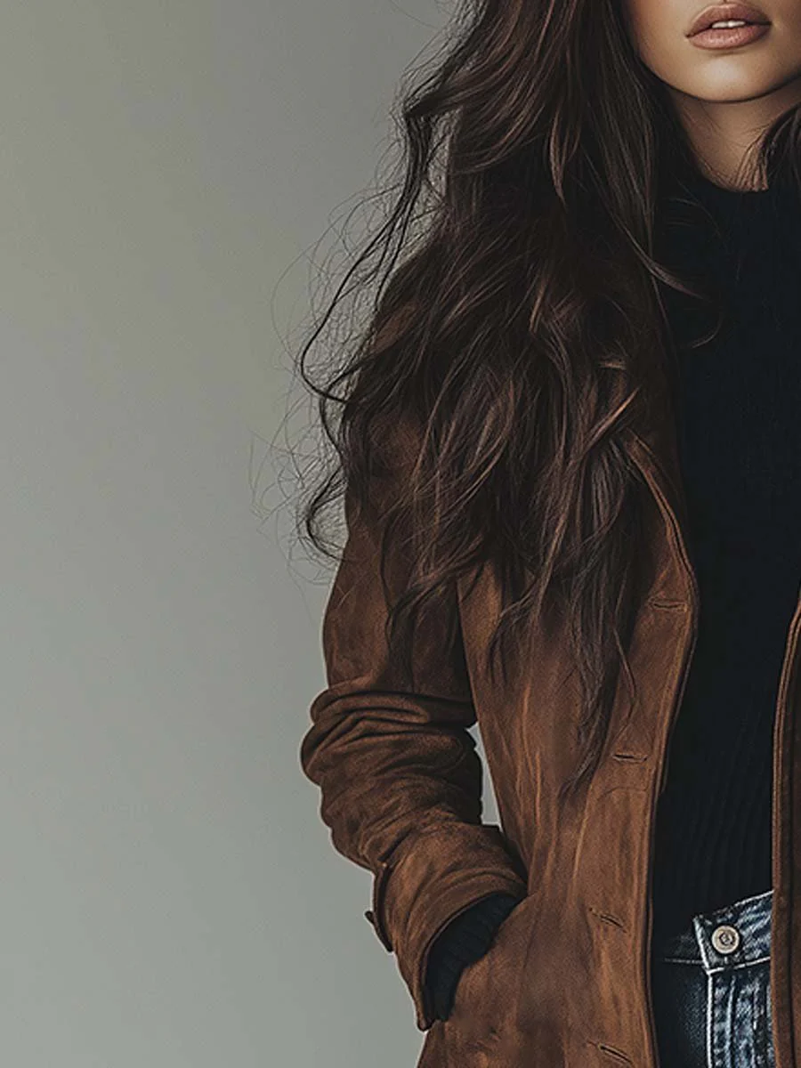 Navy Vintage Trench Coat