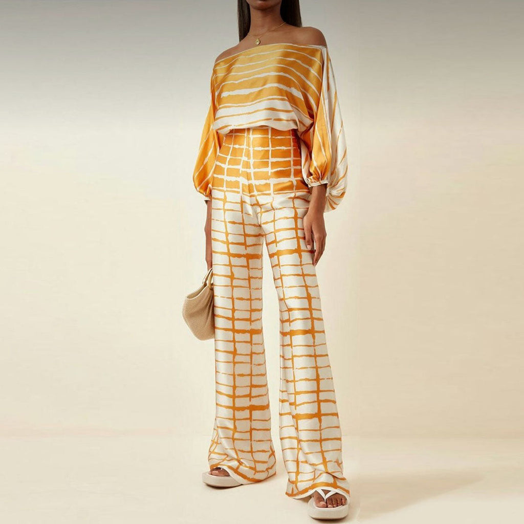Women's summer co-ord set full length view