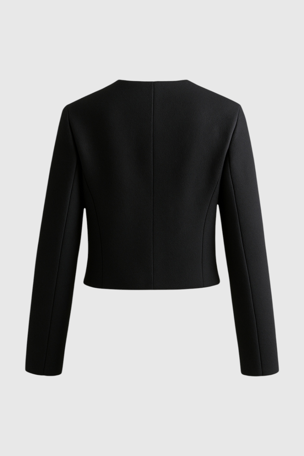 Black Winter Short Jacket for Women