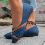 Orthopaedic slip-on shoes back view