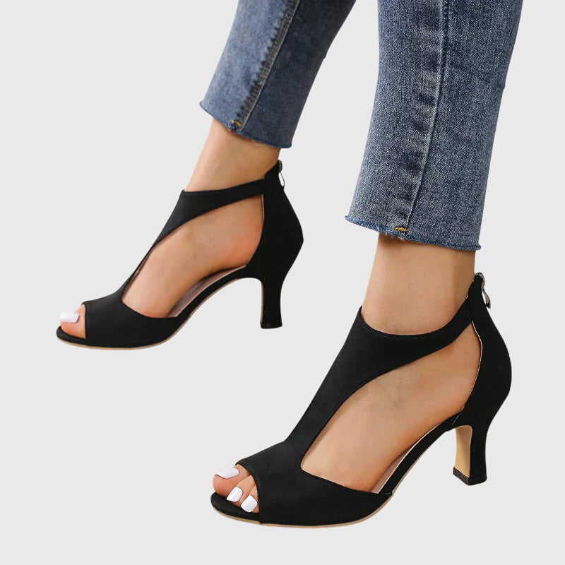 Women's everyday heels lightweight breathable materials