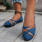 Orthopaedic slip-on shoes side view showing wide toe box