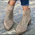 Brown Ankle Boots, front view