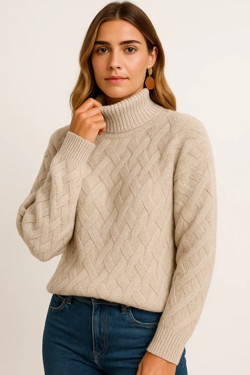 Women's Pullover Cashmere Classic Round Neck