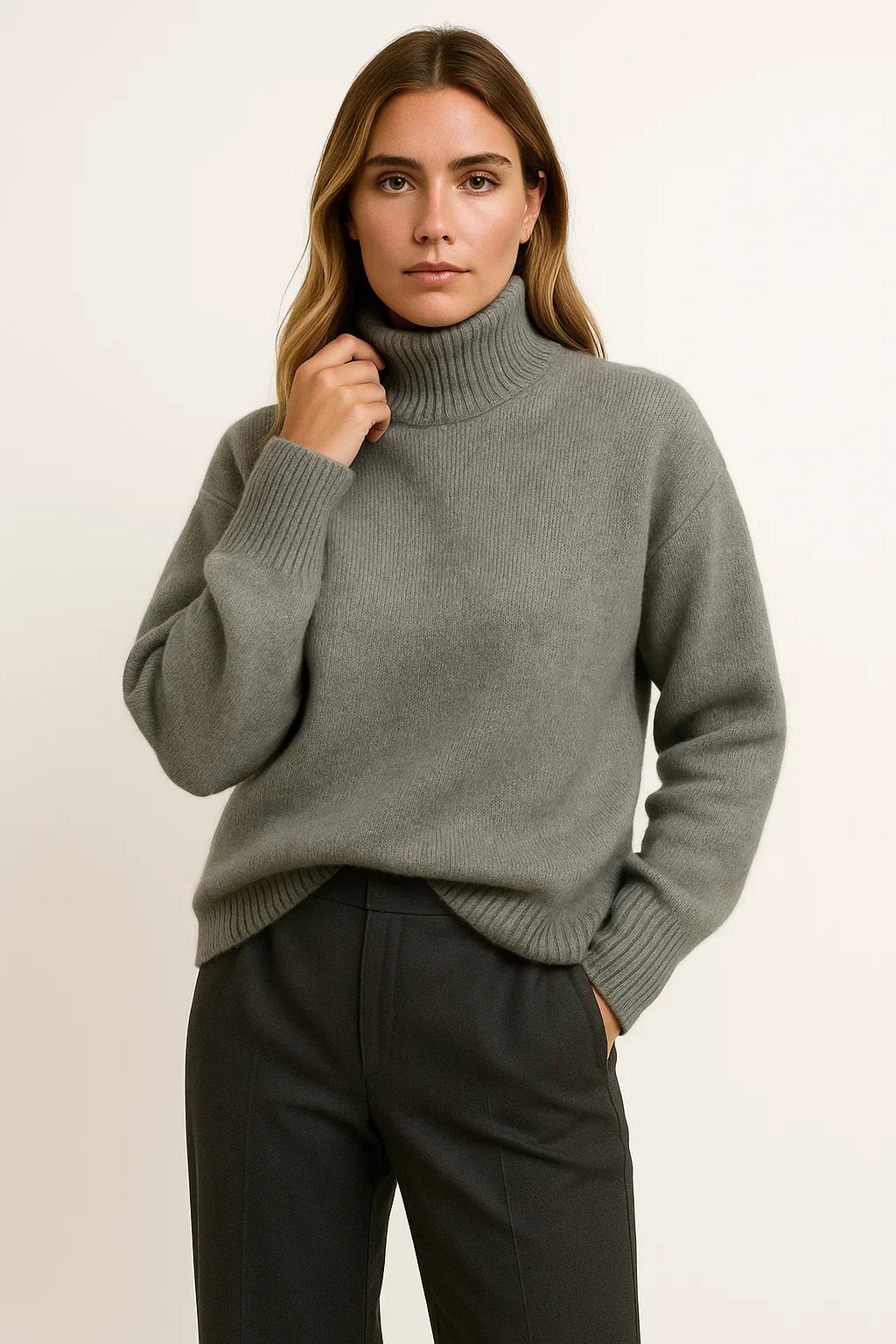 Women's Oversized Cashmere Knitted Sweater