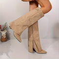 Apricot Ankle Boots, front view