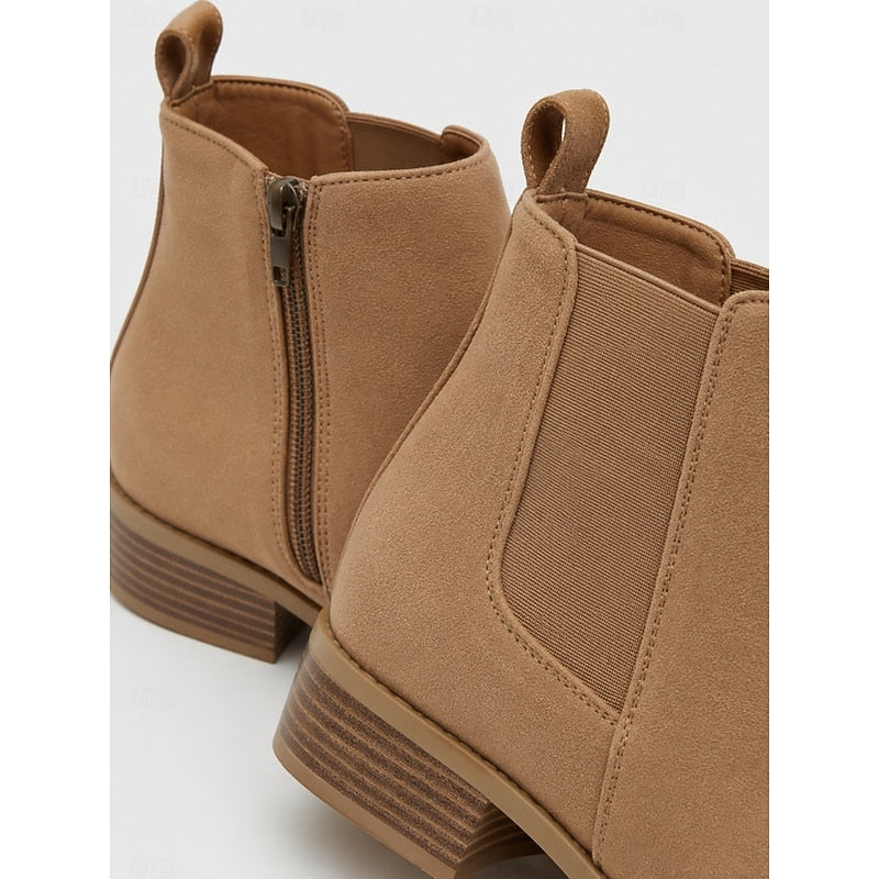 Khaki Ankle Boots