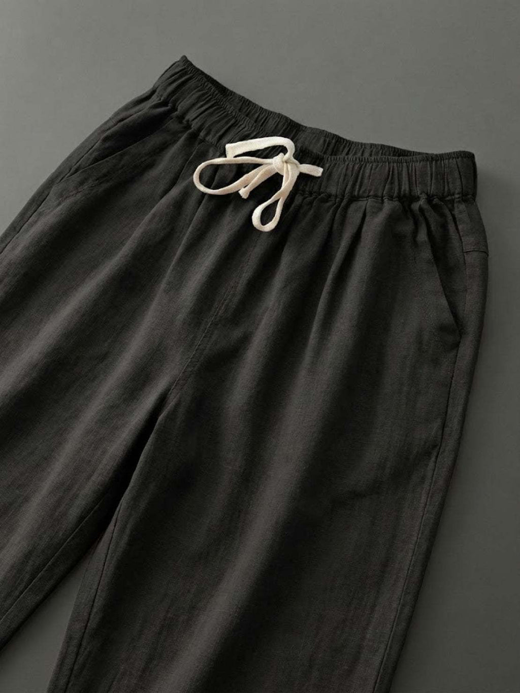 Drawstring Slim Fit Trousers