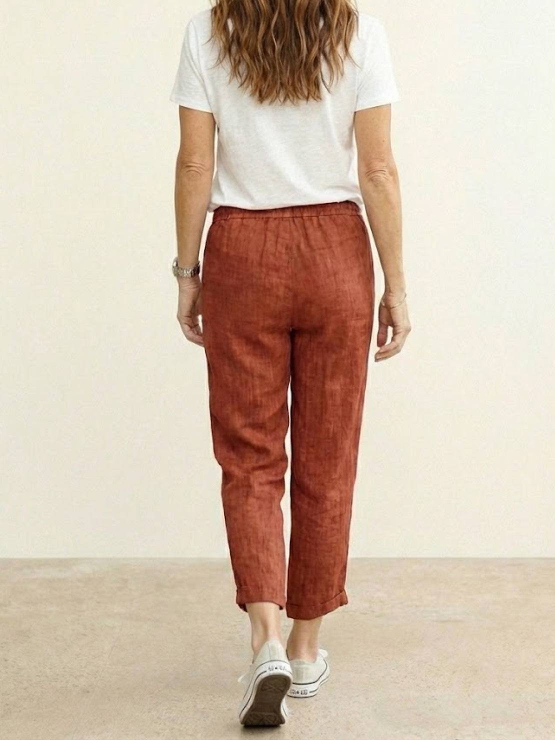 Drawstring Slim Fit Trousers
