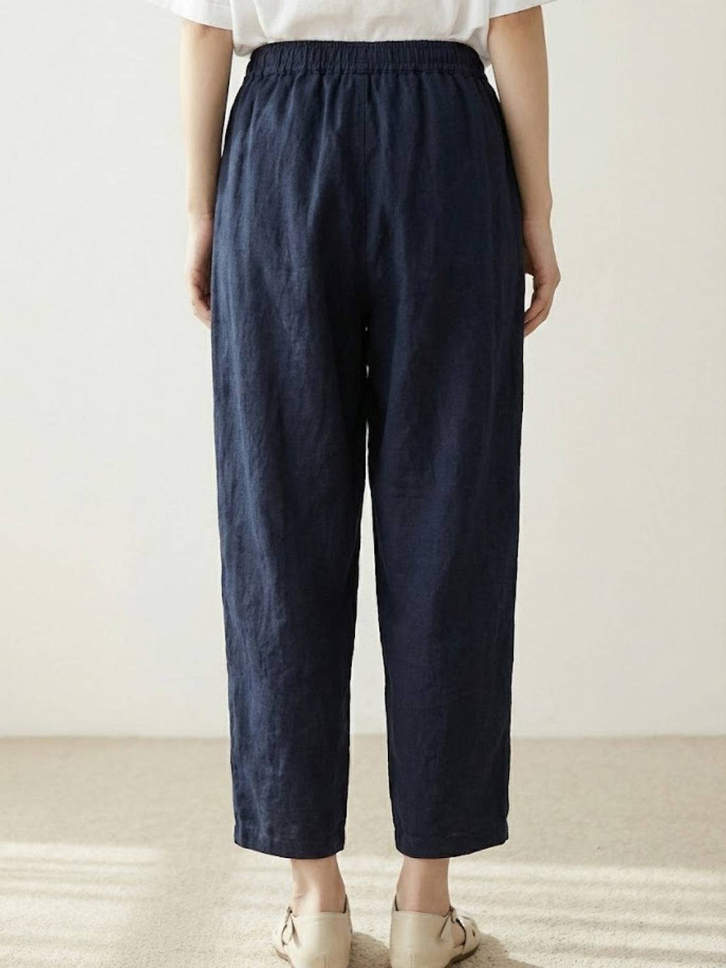 Drawstring Slim Fit Trousers
