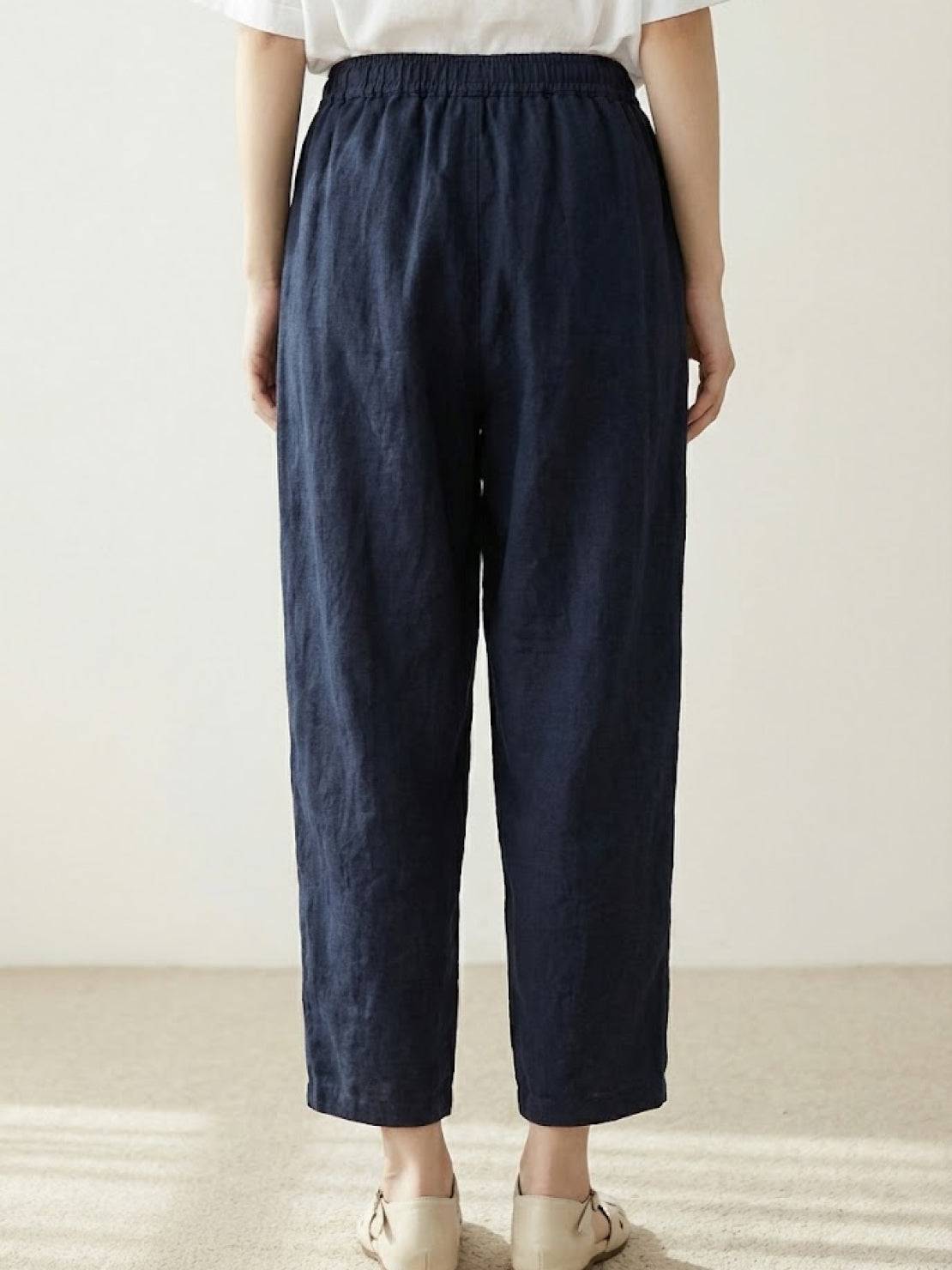 Drawstring Slim Fit Trousers