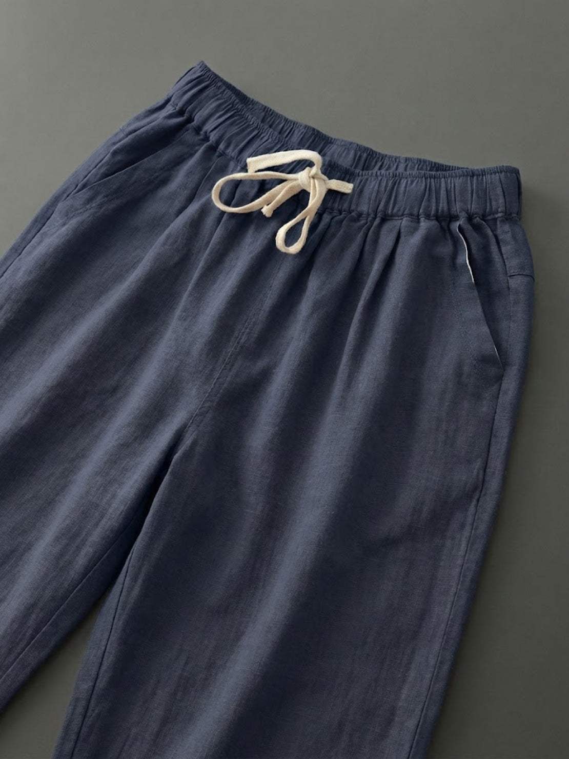 Drawstring Slim Fit Trousers