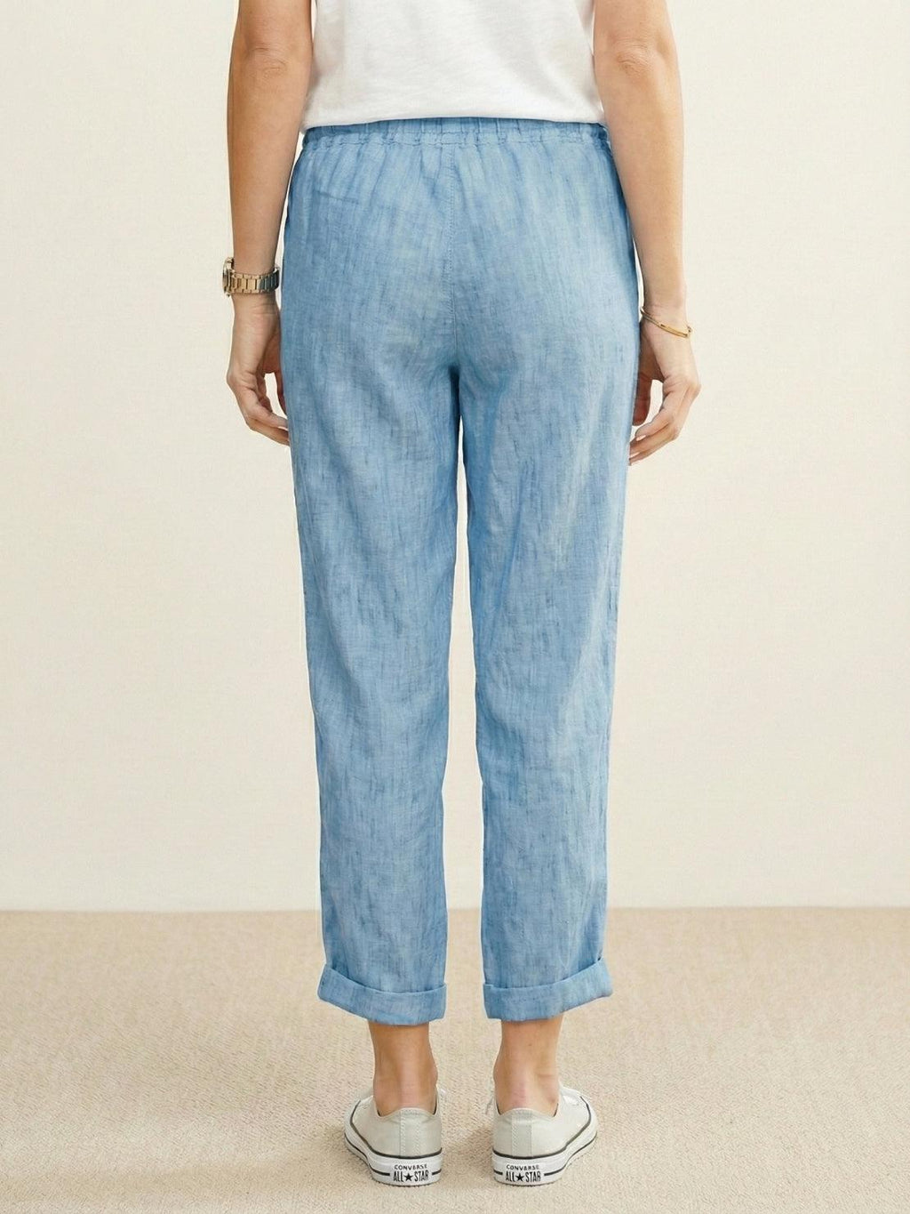 Drawstring Slim Fit Trousers
