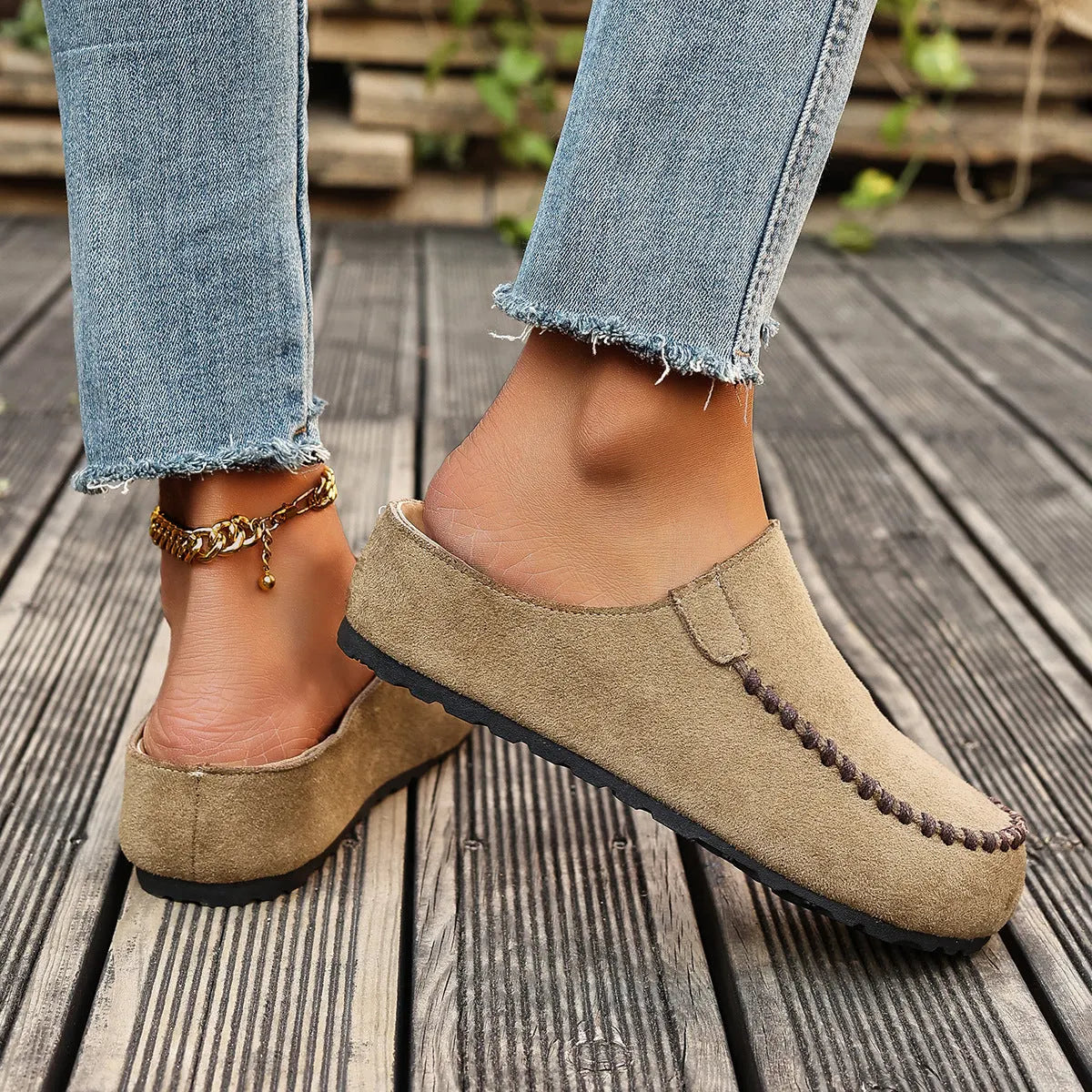Brown Slip-On Loafers