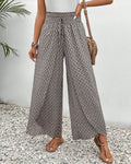 Women’s Smocked Waist Palazzo Trousers