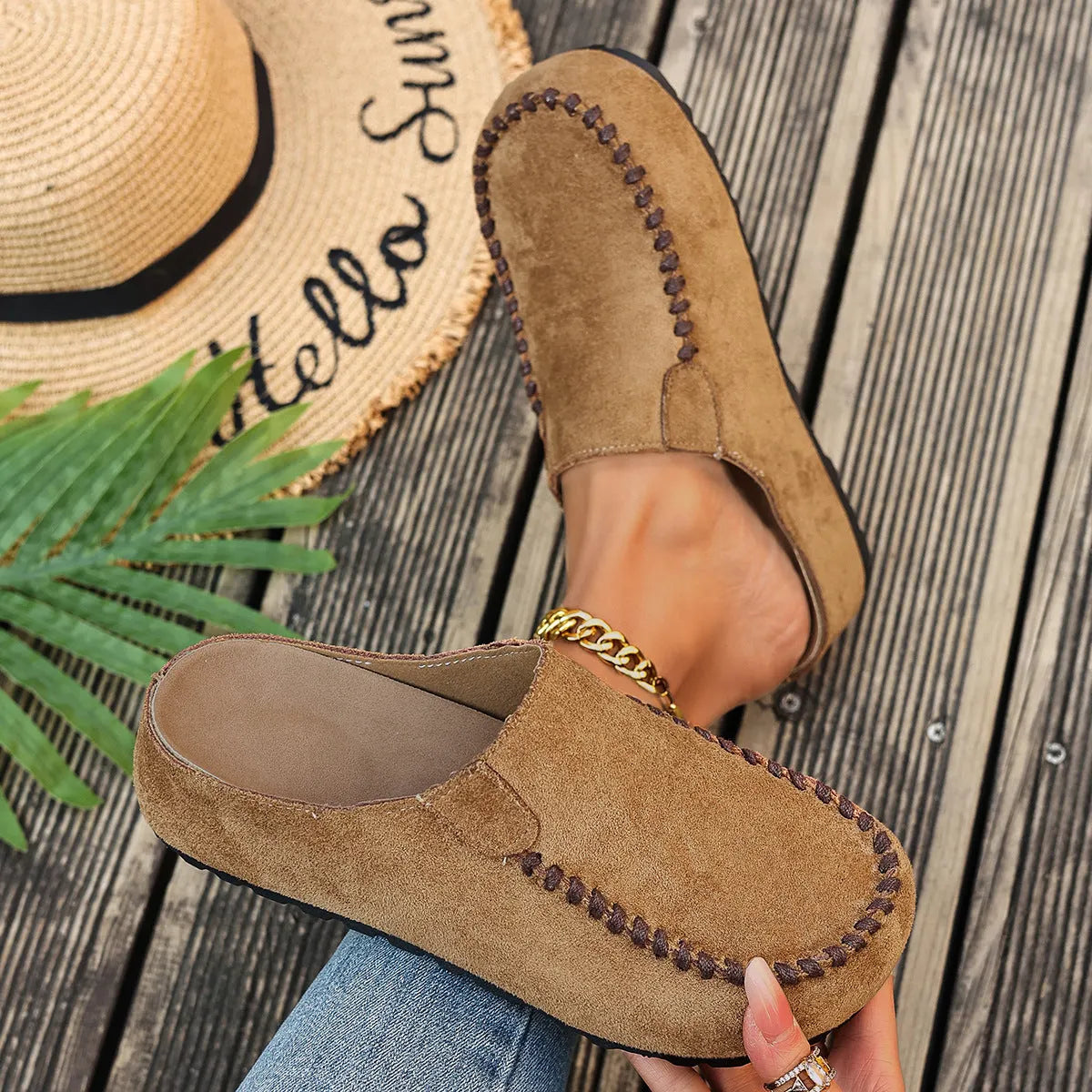 Brown Slip-On Loafers