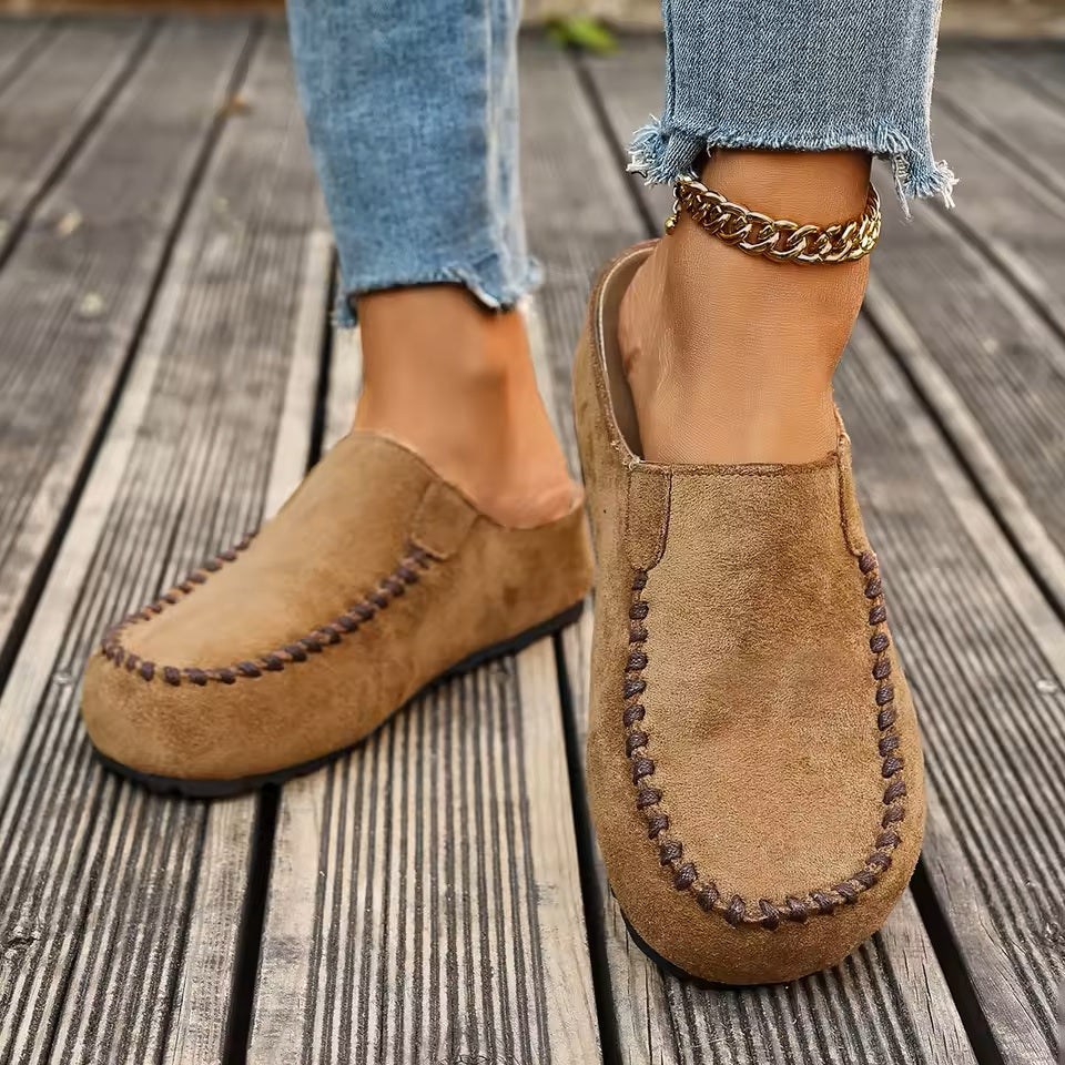 Brown Slip-On Loafers
