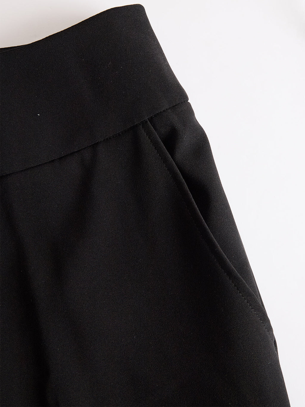 High-Neck Puff Sleeve Jumpsuit with Wide Leg